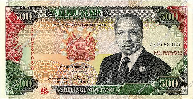 500 Shillings KENYA  1993 P.30f NEUF