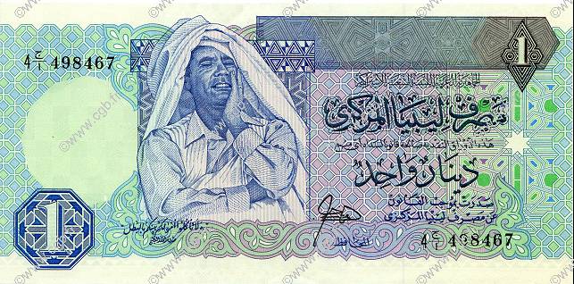 1 Dinar LIBIA  1988 P.54 q.FDC