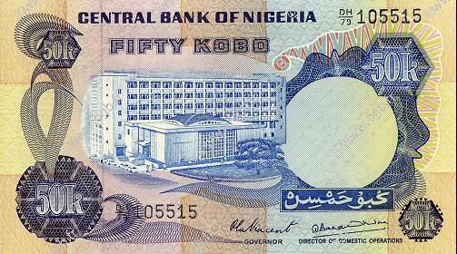 50 Kobo NIGERIA  1973 P.14d NEUF