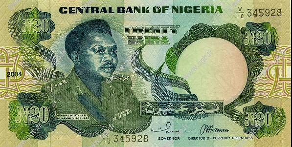 20 Naira NIGERIA  2004 P.26h UNC