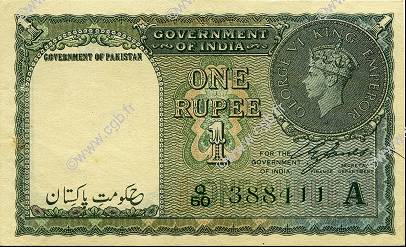 1 Rupee PAKISTáN  1948 P.01 EBC