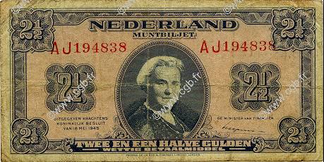 2,5 Gulden PAíSES BAJOS  1945 P.071 RC+