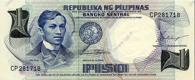 1 Peso PHILIPPINES  1969 P.142a UNC