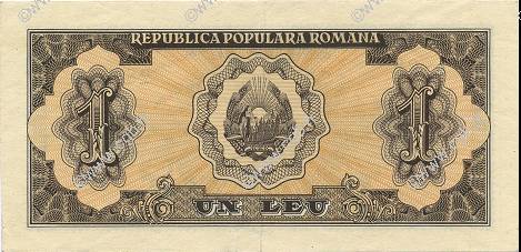 1 Leu ROMANIA  1952 P.081b XF+