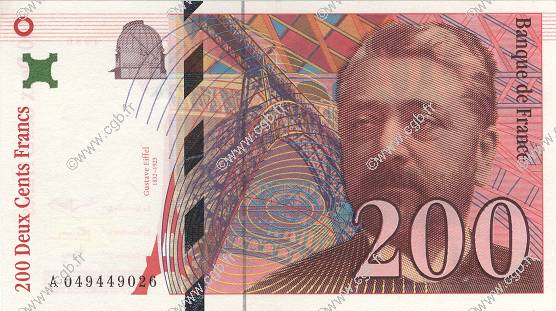 200 Francs EIFFEL FRANCIA  1996 F.75.03b AU