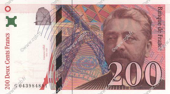 200 Francs EIFFEL FRANCE  1996 F.75.03a UNC-