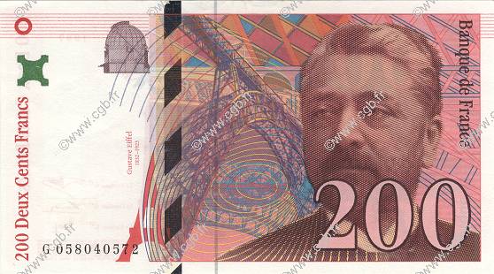 200 Francs EIFFEL FRANCIA  1997 F.75.04b SPL+