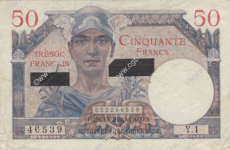 50 Francs SUEZ FRANCIA  1956 VF.41.01 BB