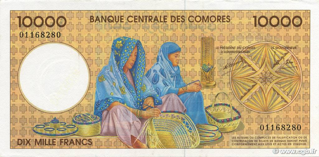 10000 Francs COMORES  1997 P.14 SPL+