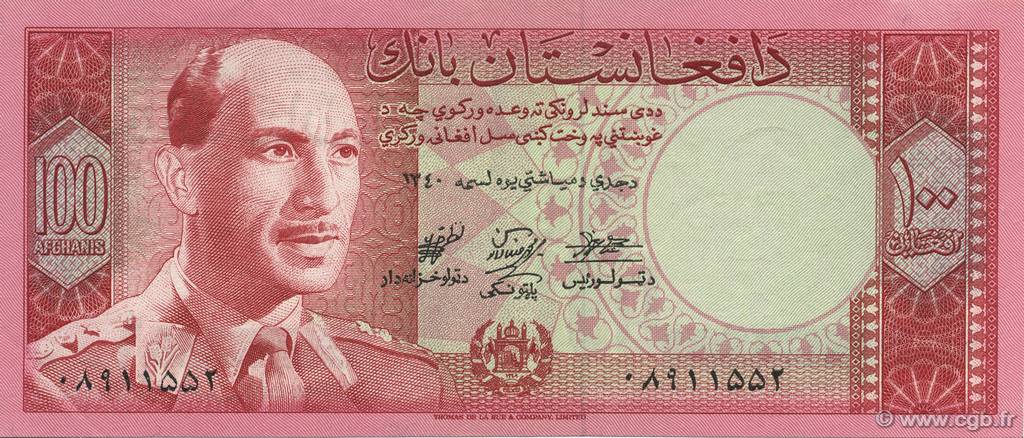 100 Afghanis ÁFGANISTAN  1961 P.040 EBC+