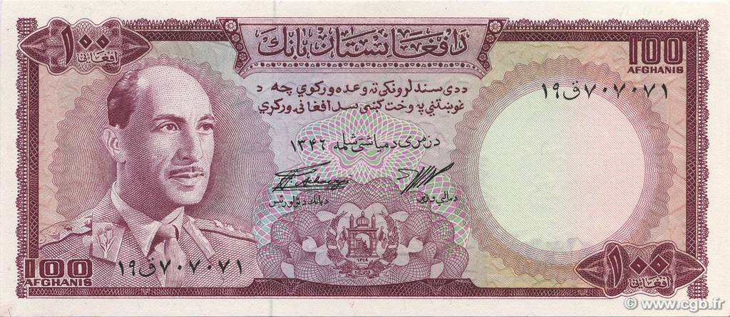100 Afghanis AFGHANISTAN  1967 P.044a UNC