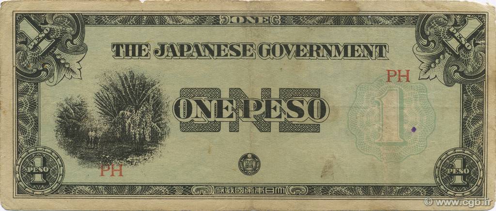 1 Peso FILIPINAS  1942 P.106a BC+