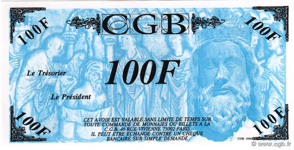 100 Francs Clovis Non émis FRANCE régionalisme et divers  2001  NEUF