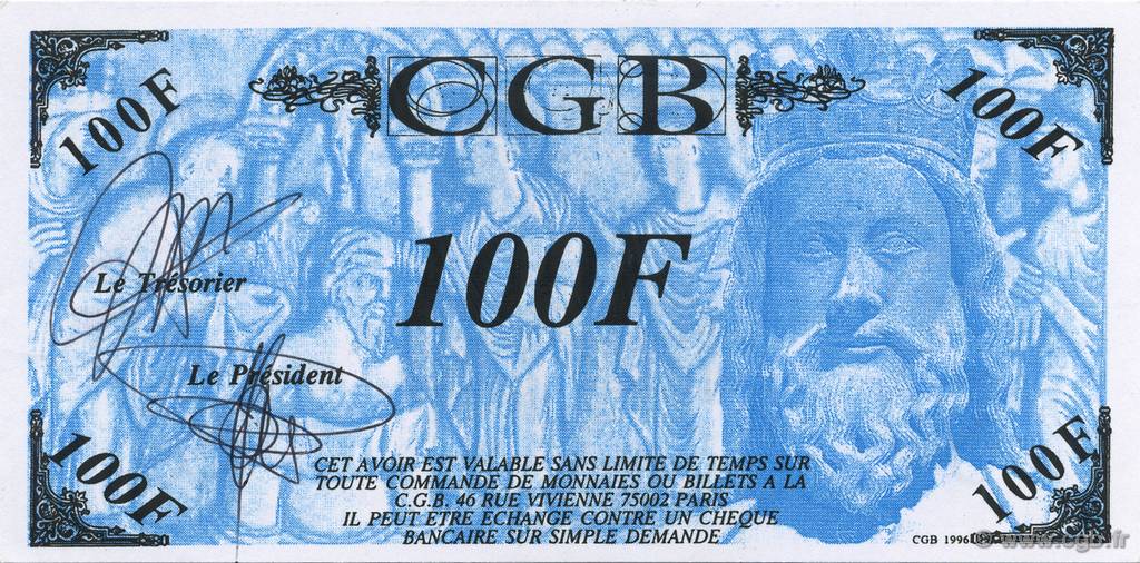 100 Francs Clovis FRANCE régionalisme et divers  1996  pr.NEUF