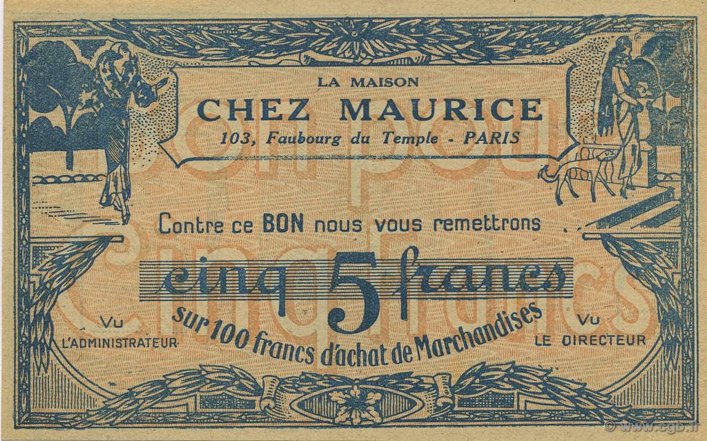 5 Francs FRANCE régionalisme et divers  1930  pr.NEUF