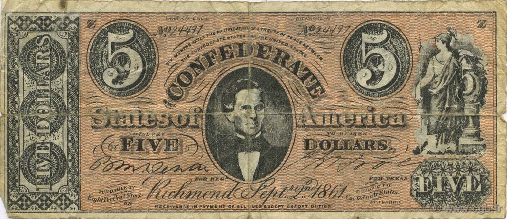 5 Dollars Faux FRANCE regionalismo e varie  1960  BB
