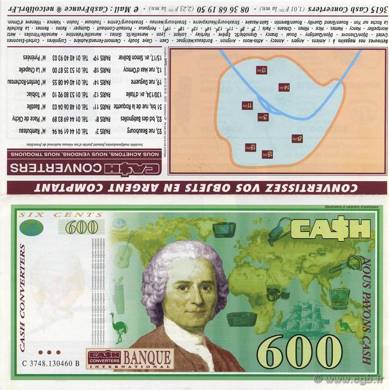 600 Francs FRANCE régionalisme et divers  1997  NEUF