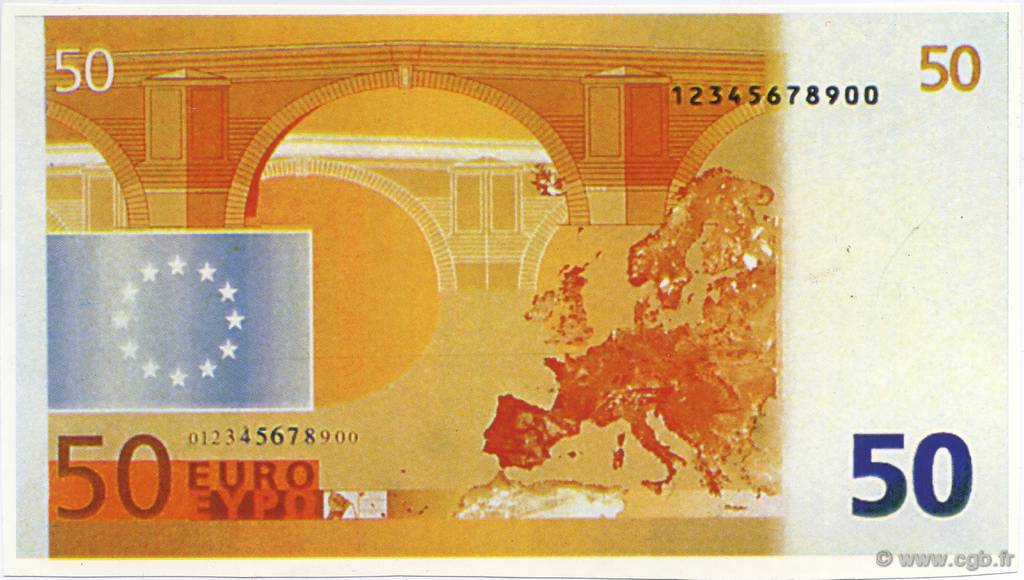 50 Euro FRANCE regionalism and miscellaneous  2001  UNC