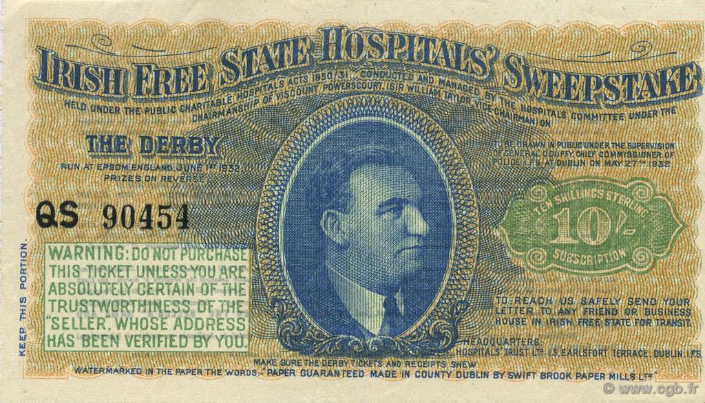 10 Shillings IRELAND REPUBLIC  1932  VF