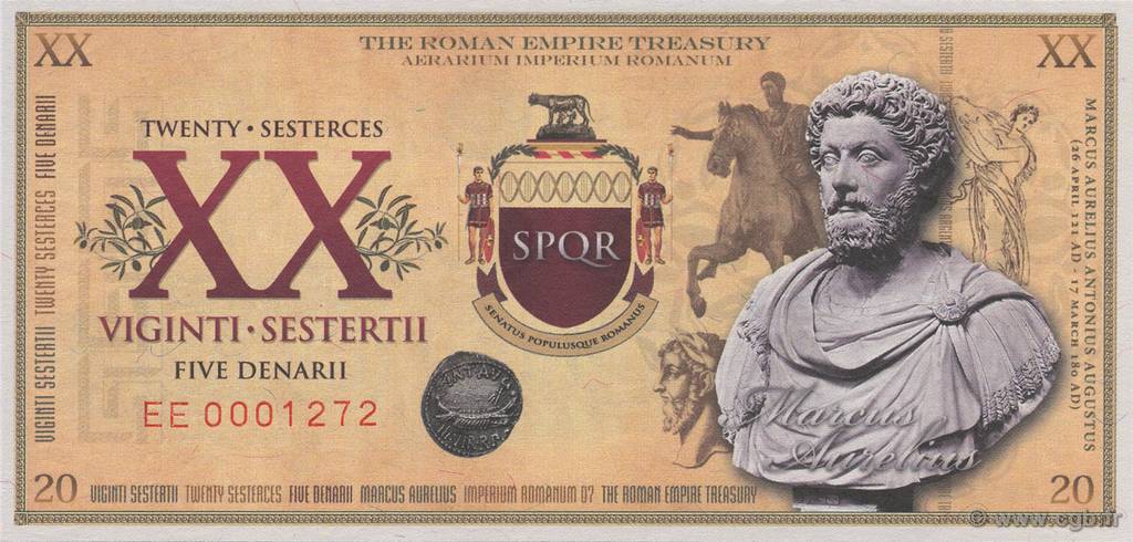 20 Sesterces ROMAN EMPIRE   2007  UNC