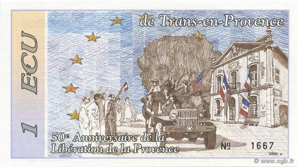 1 Euro FRANCE Regionalismus und verschiedenen  1994  ST