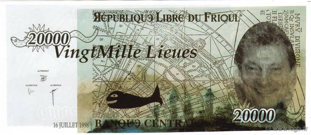 20000 Lieues FRANCE regionalism and various  1998  UNC