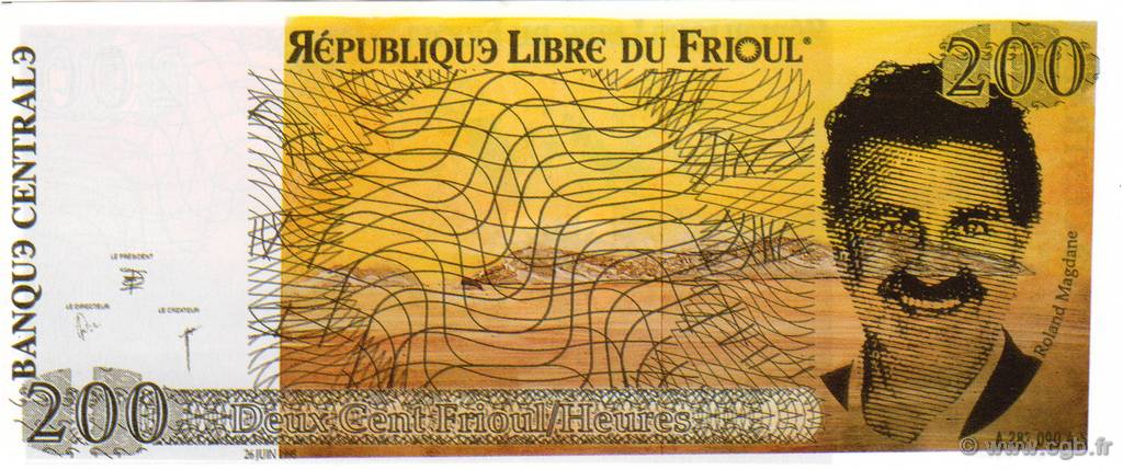 200 Frioul Heures FRANCE Regionalismus und verschiedenen  1998  ST
