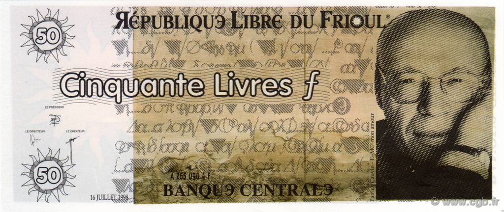 50 Livres FRANCE regionalism and various  1998  UNC