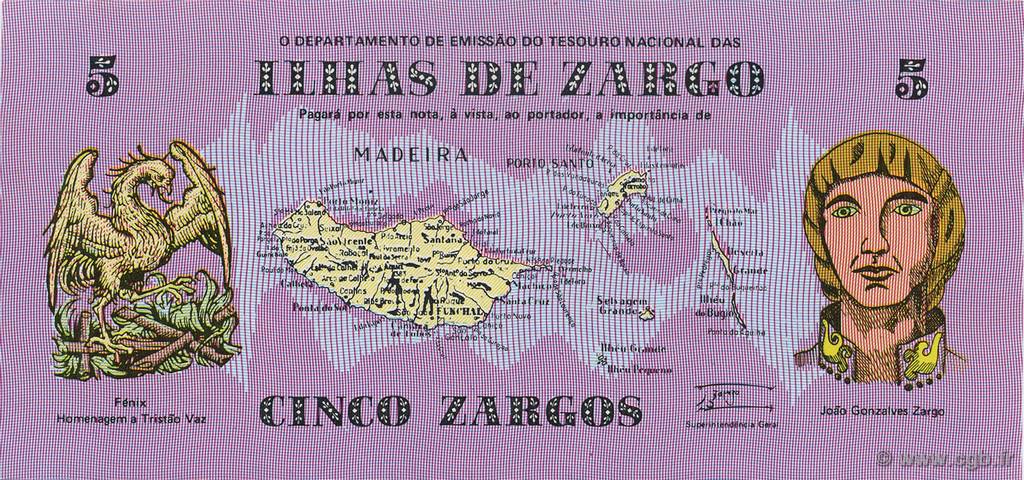 5 Zargos PORTUGAL  1980  UNC