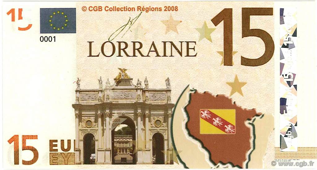 15 Euro FRANCE régionalisme et divers  2008  NEUF