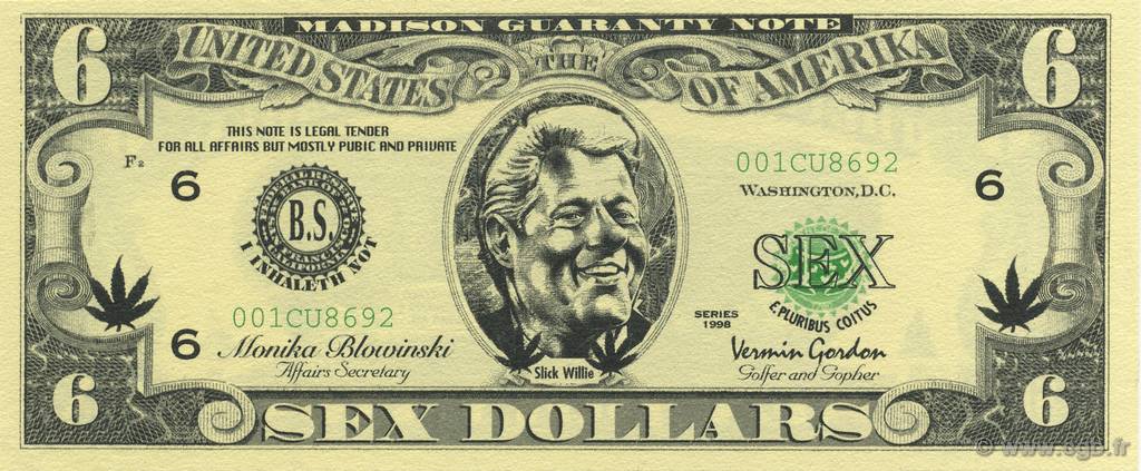 6 Dollars UNITED STATES OF AMERICA  1993  UNC