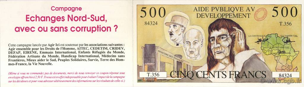 500 Francs FRANCE régionalisme et divers  1992  NEUF