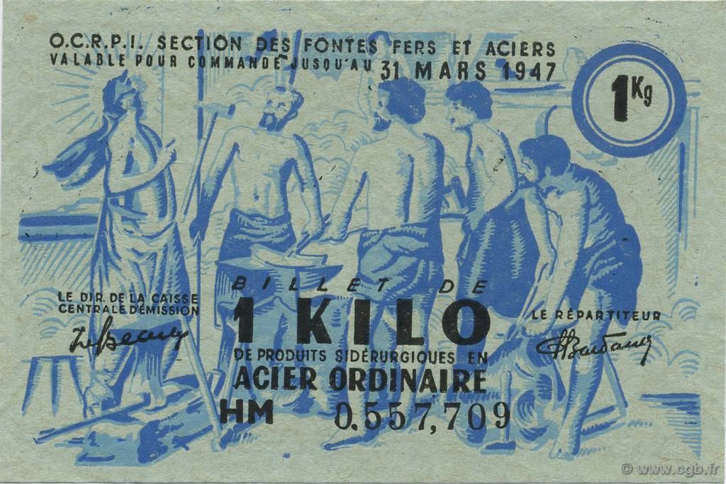 1 Kilo FRANCE regionalism and various  1940  AU