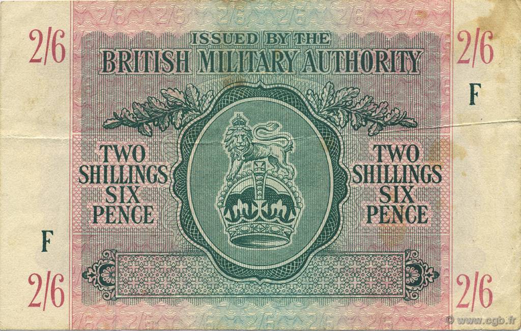 2 Shillings 6 Pence INGHILTERRA  1943 P.M003 BB