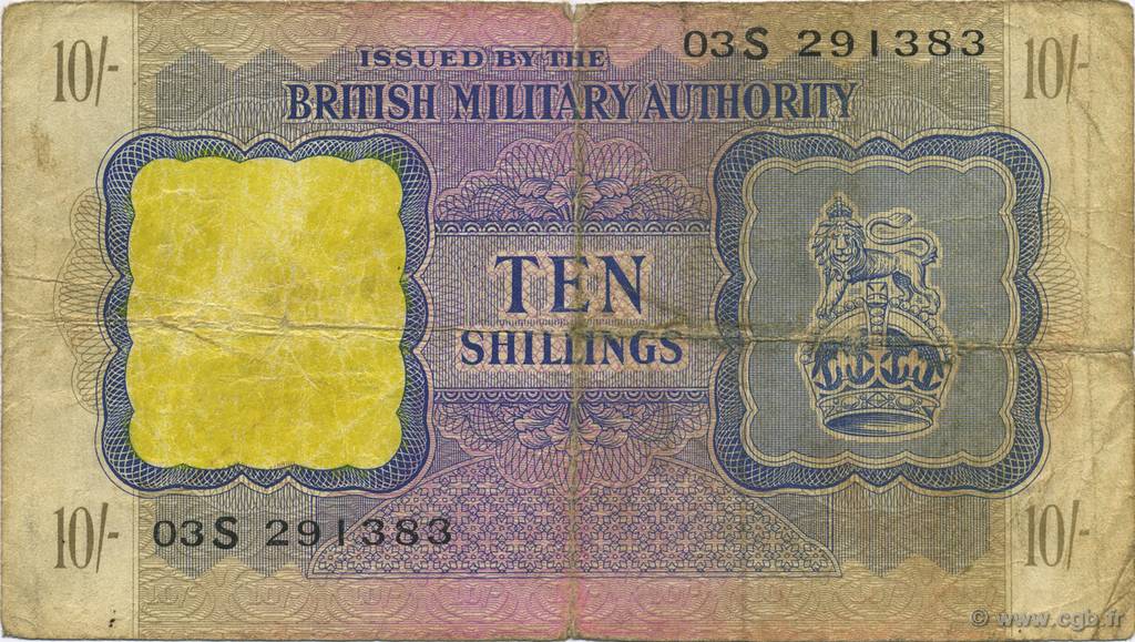 10 Shillings ENGLAND  1943 P.M005 S