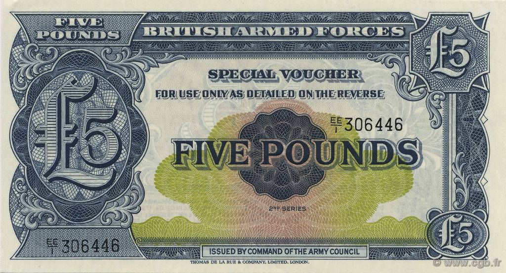 5 Pounds ENGLAND  1948 P.M023 UNC-