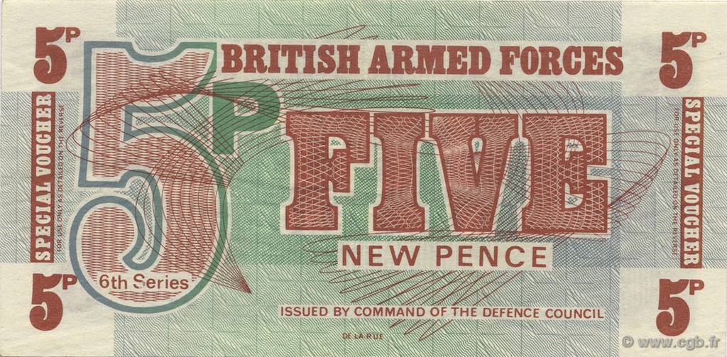 5 New Pence ENGLAND  1972 P.M044a VZ