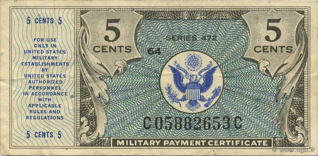 5 Cents UNITED STATES OF AMERICA  1948 P.M015 VF+