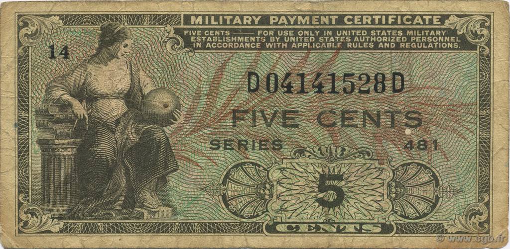 5 Cents ÉTATS-UNIS D AMÉRIQUE  1951 P.M022 pr.TB