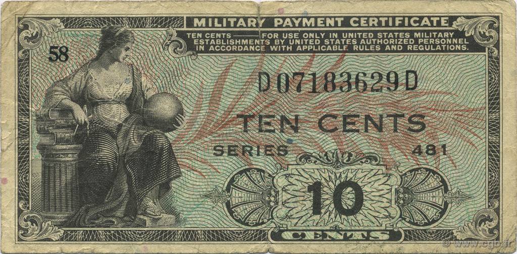 10 Cents STATI UNITI D AMERICA  1951 P.M023 MB