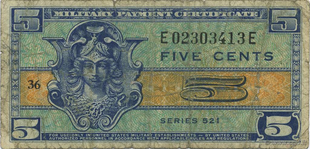 5 Cents ESTADOS UNIDOS DE AMÉRICA  1954 P.M029 RC