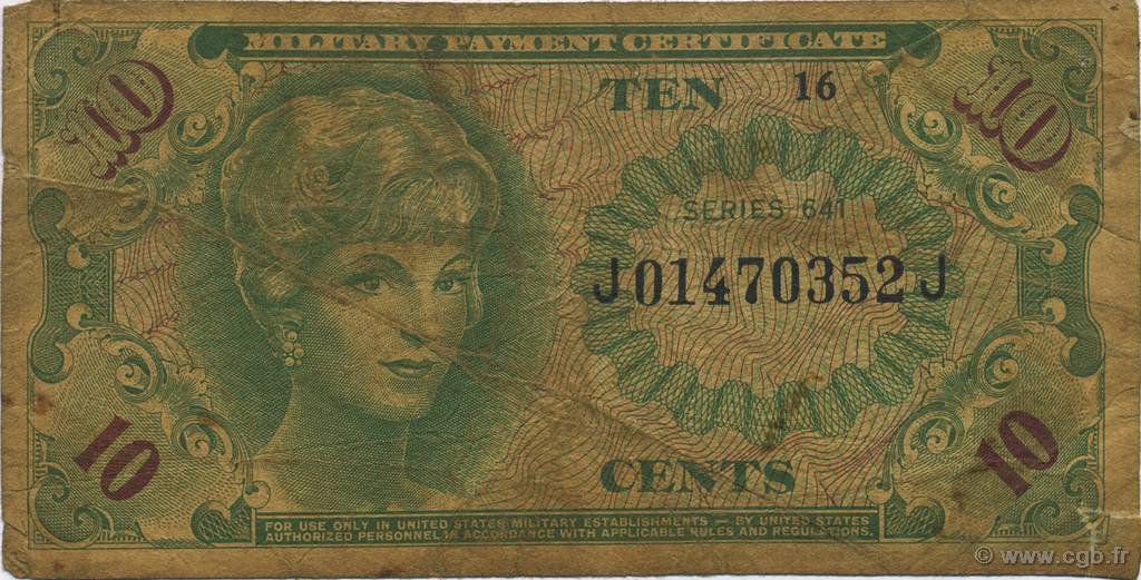 10 Cents ÉTATS-UNIS D AMÉRIQUE  1965 P.M058 B