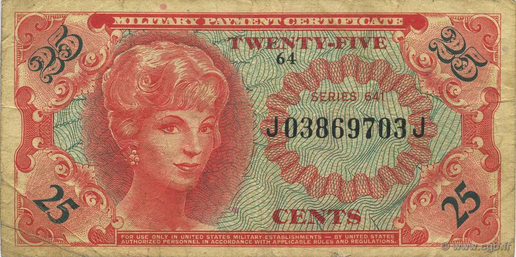 25 Cents STATI UNITI D AMERICA  1965 P.M059 q.MB