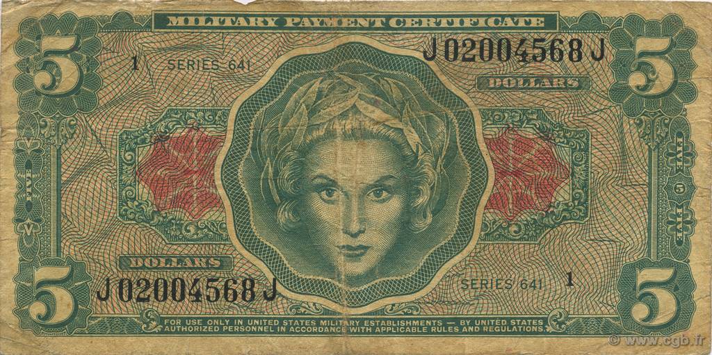 5 Dollars ÉTATS-UNIS D AMÉRIQUE  1965 P.M062 pr.TB