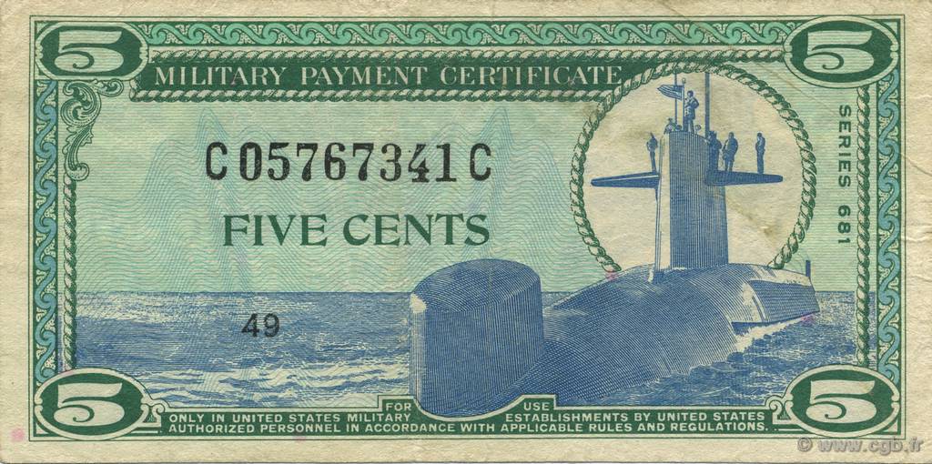 5 Cents ESTADOS UNIDOS DE AMÉRICA  1969 P.M075 MBC
