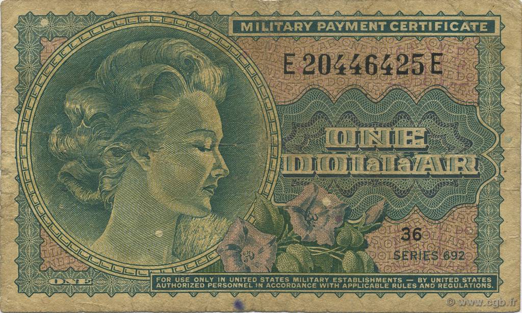 1 Dollar UNITED STATES OF AMERICA  1970 P.M095 F-