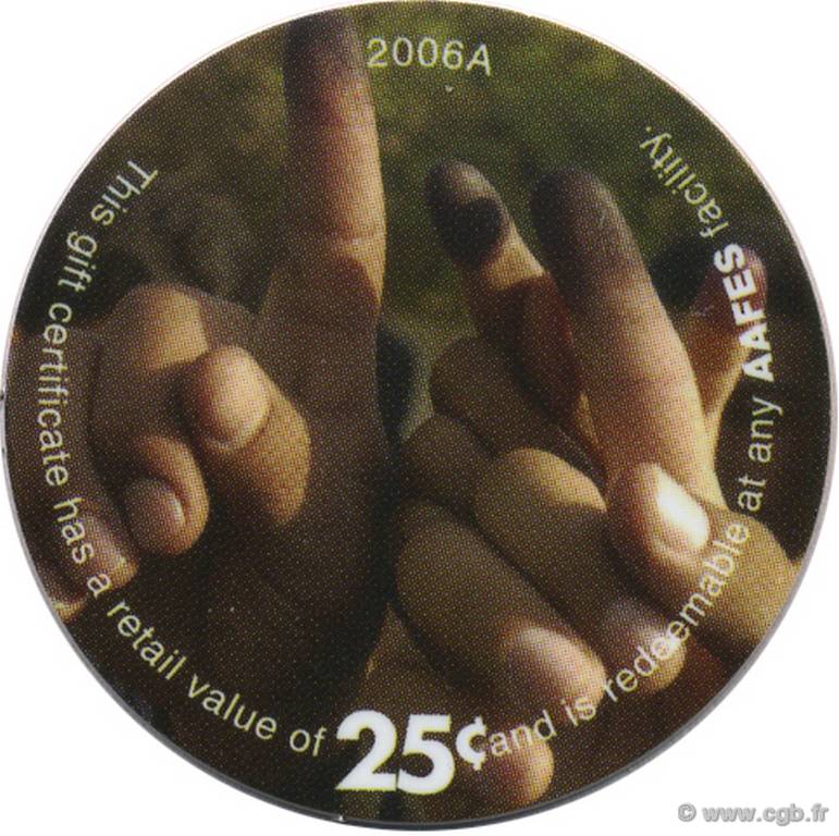25 Cents AAFES ÉTATS-UNIS D AMÉRIQUE  2006 P.M363 NEUF
