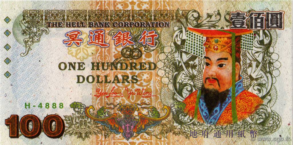 100 Dollars CHINA  2008  UNC
