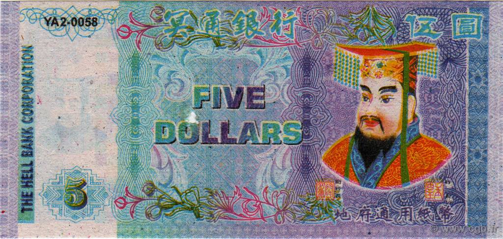 5 Dollars CHINA  2008  ST