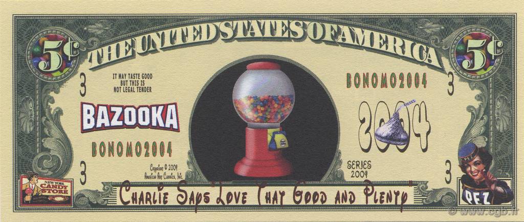 5 Cents UNITED STATES OF AMERICA  2004  UNC